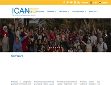 Tablet Screenshot of icanpeacework.org